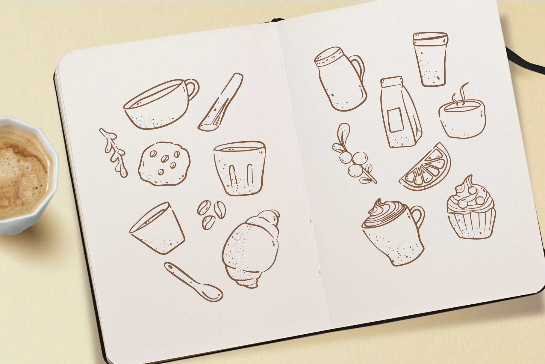 Cafe Coffee Vector Illustrations (AI, Vector Formats)