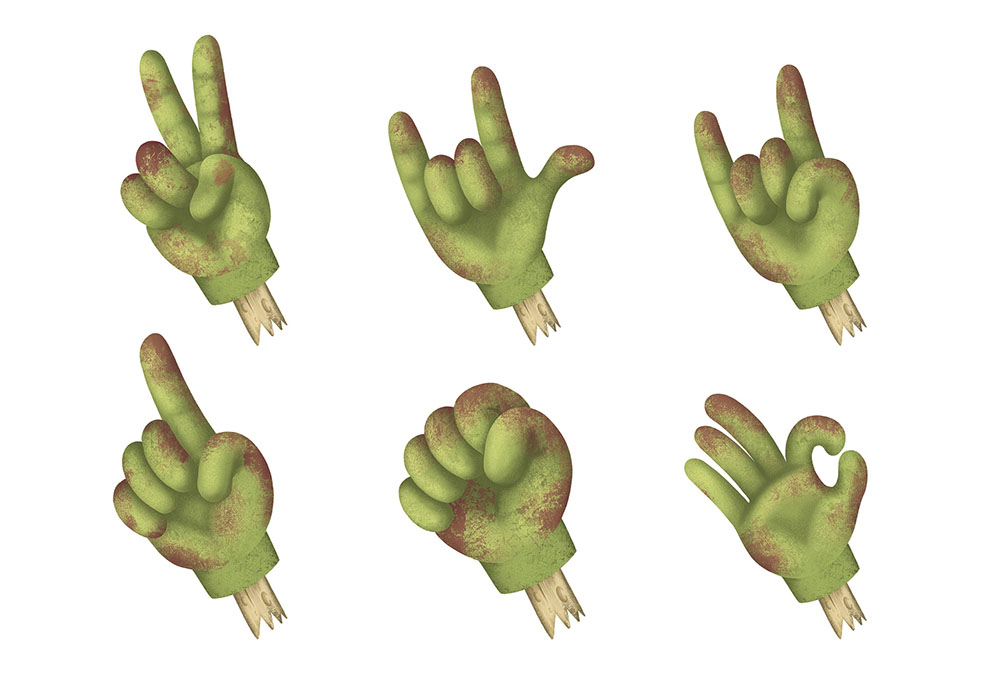 Zombie Hand PNG Clipart