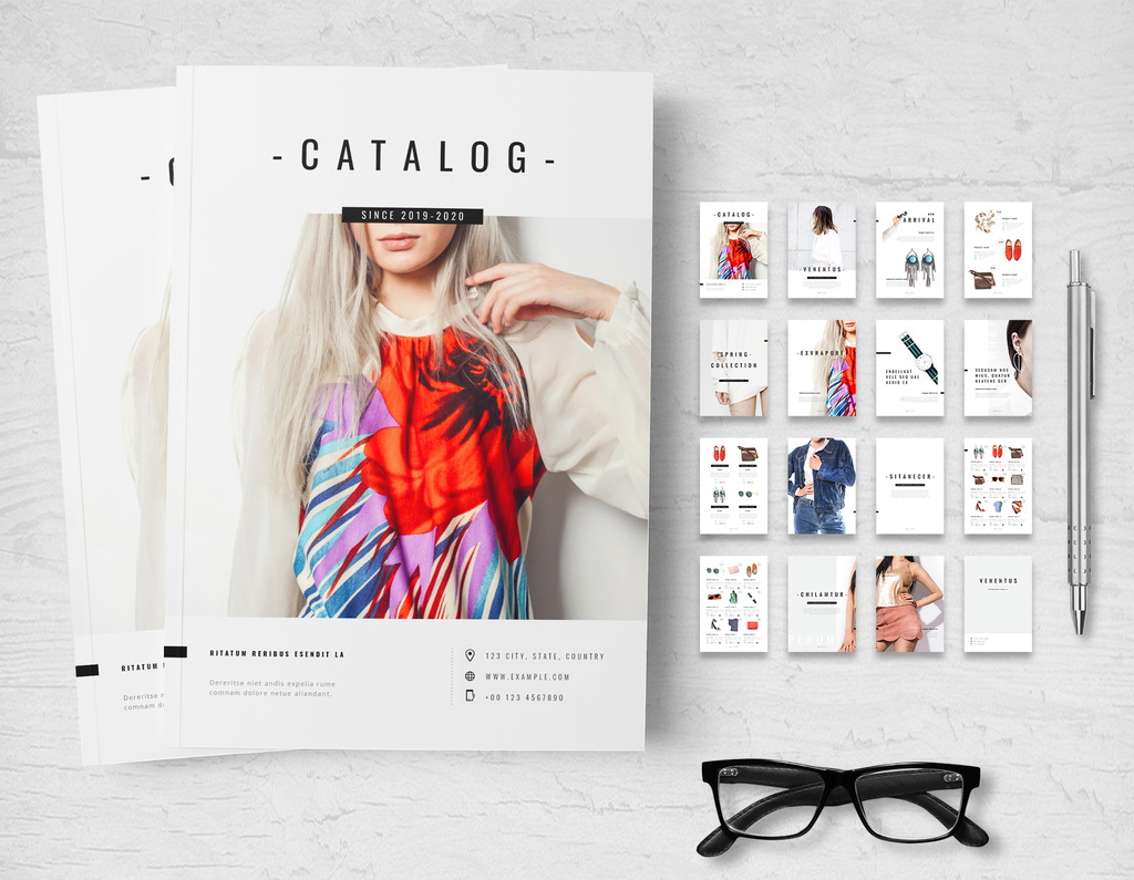 black-and-white-product-catalog-layout-indd