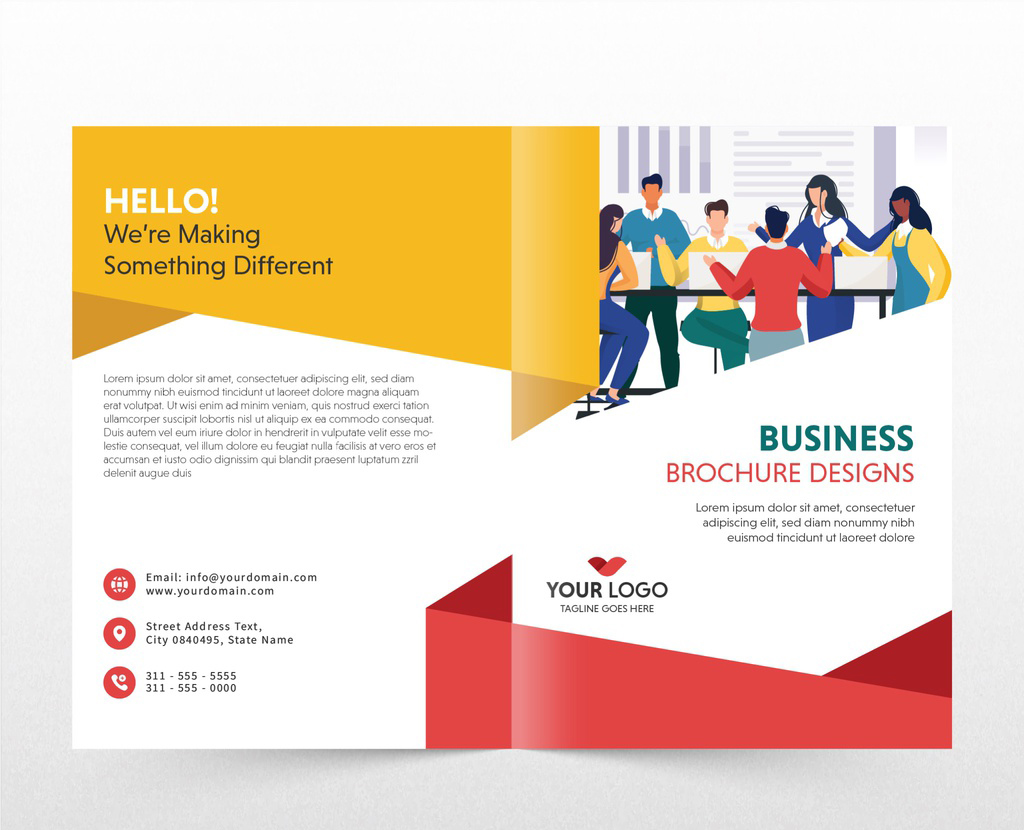 bright-business-flyer-layout-with-vector-character-illustrations-illustrator