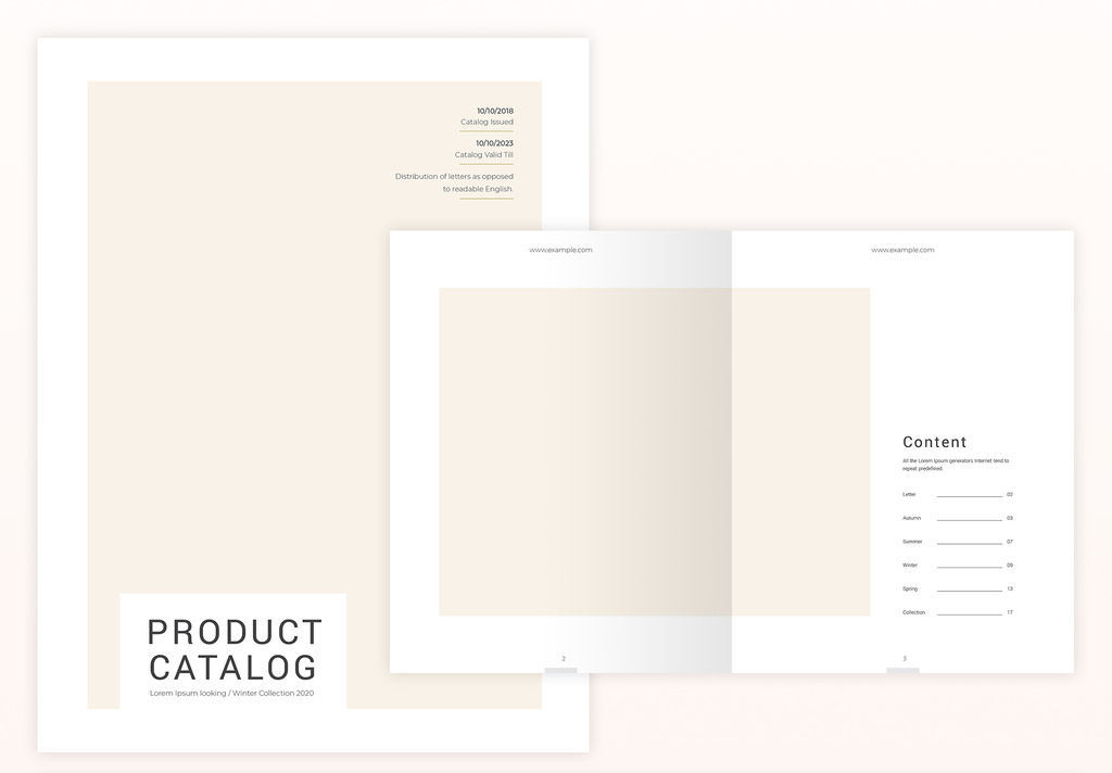 catalog-layout-with-pale-yellow-accents-indd