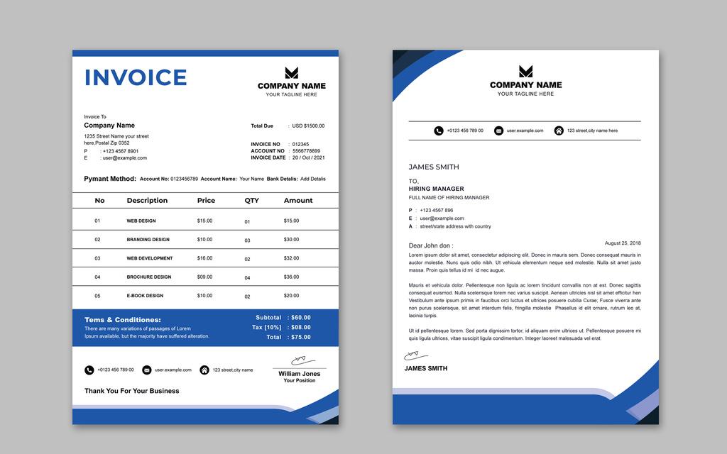 corporate-stationery-set-layout-with-blue-color-accents-illustrator