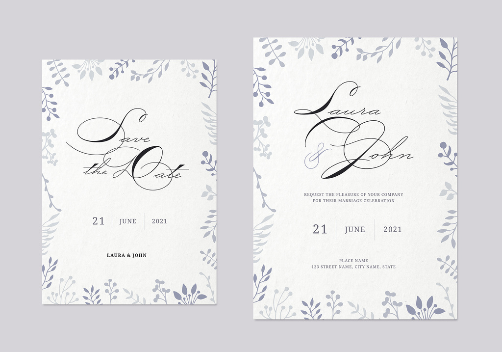 floral-wedding-invitation-set-illustrator