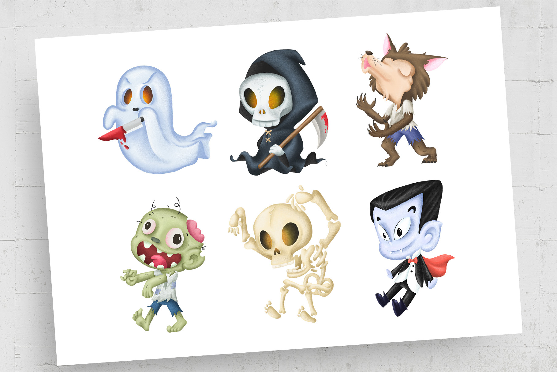 Halloween Characters PNG Clipart (PNG Format)