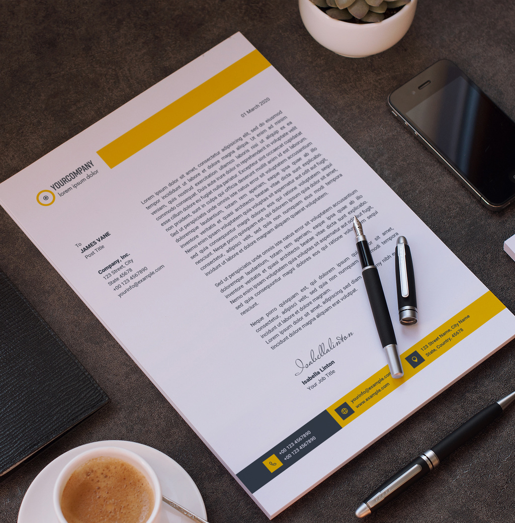 letterhead-layout-with-yellow-accents-illustrator