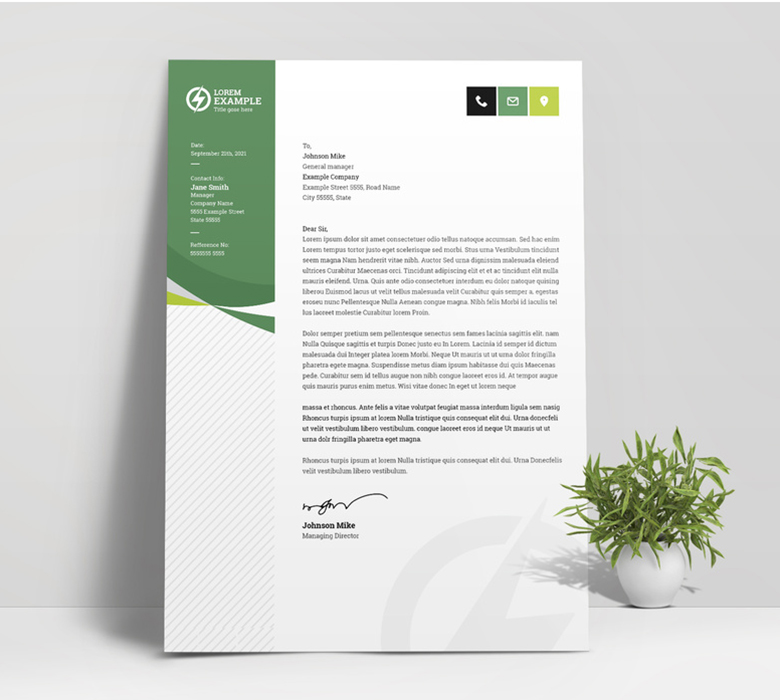 minimal-business-letterhead-with-green-and-black-accents-indd