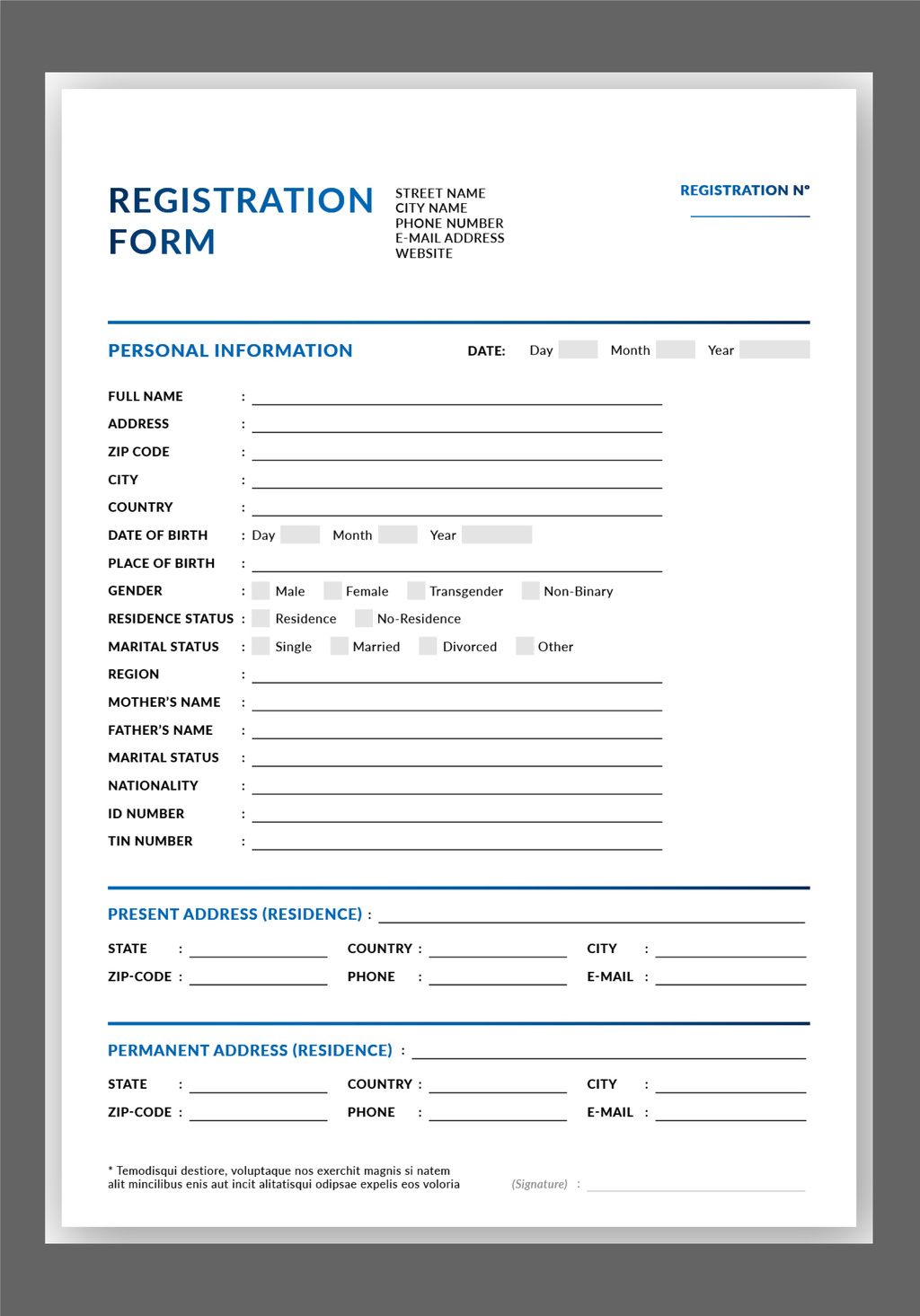 registration-form-layout