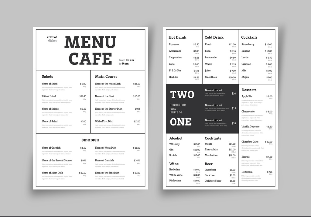 type-based-restaurant-menu-black-white-layout-illustrator