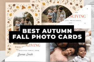 Best Autumn Fall Photo Card Templates