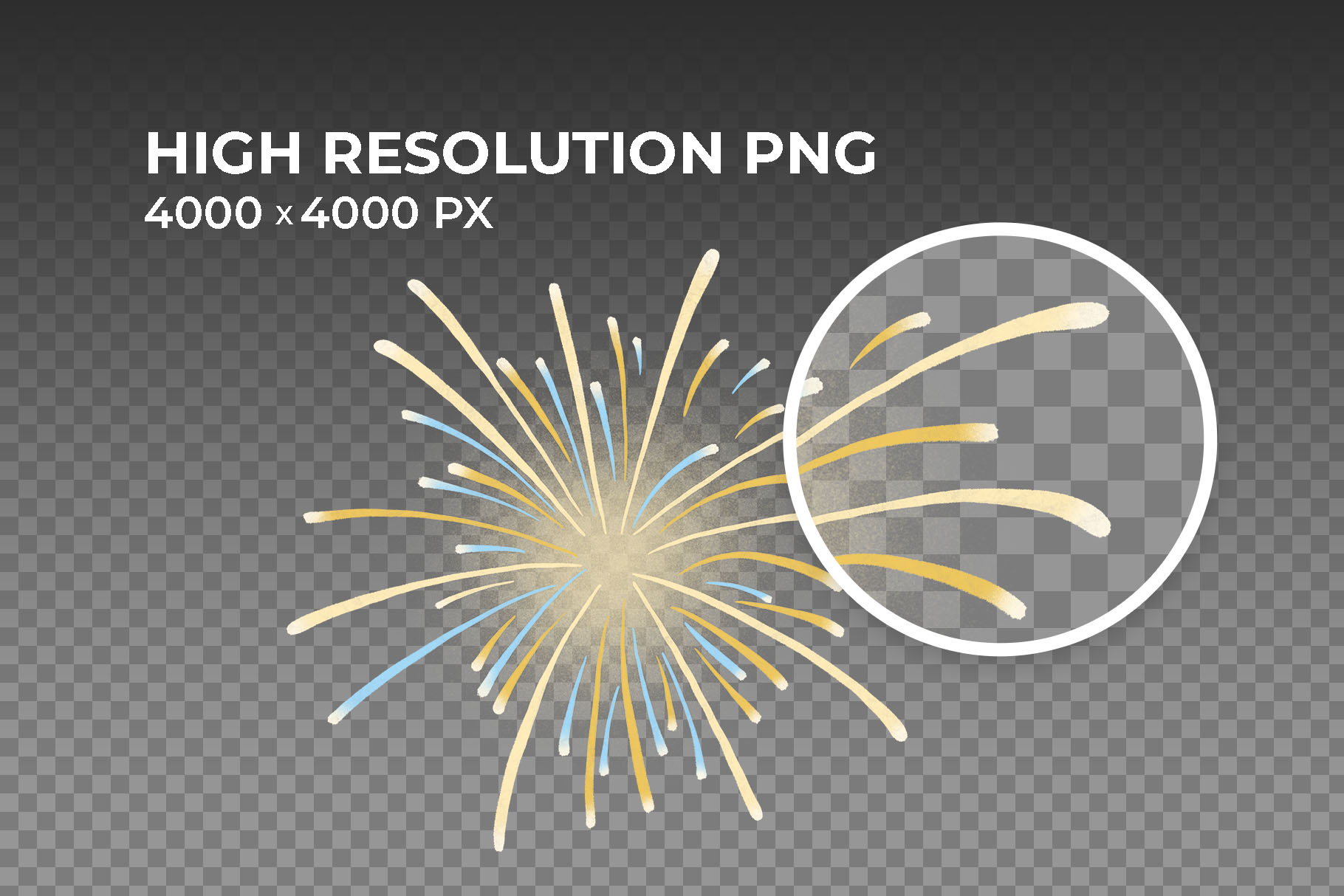Fireworks Clipart Illustrations (PSD, PNG Format)