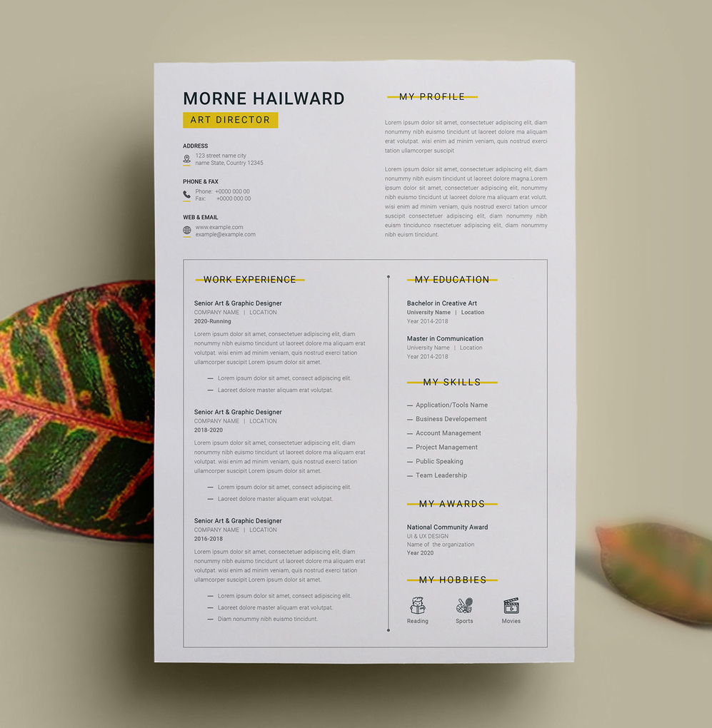 Job Cv/Resume with Cover Letter (AI Format)