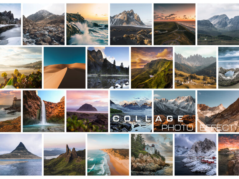Best Photoshop Photo Collage Templates - DesignerCandies