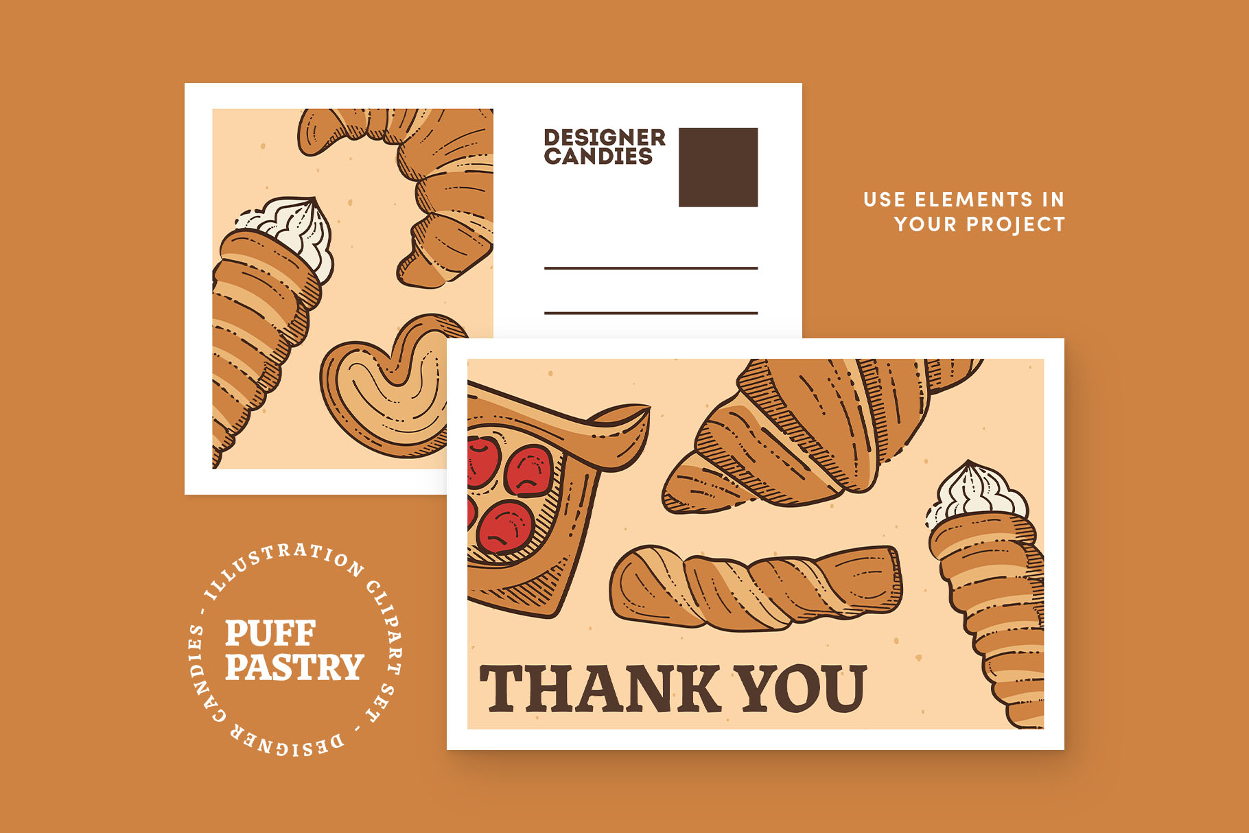 Pastries Illustrations (EPS, AI, PNG Format)