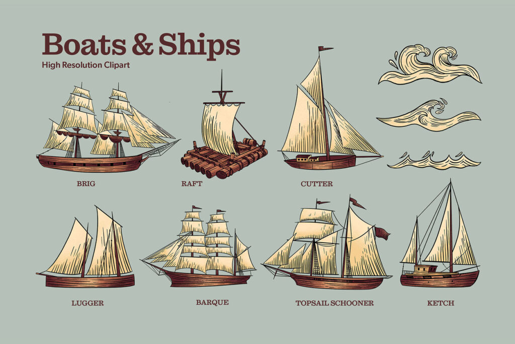 Vintage Map Creator Kit [PSD, PNG, PAT] - DesignerCandies
