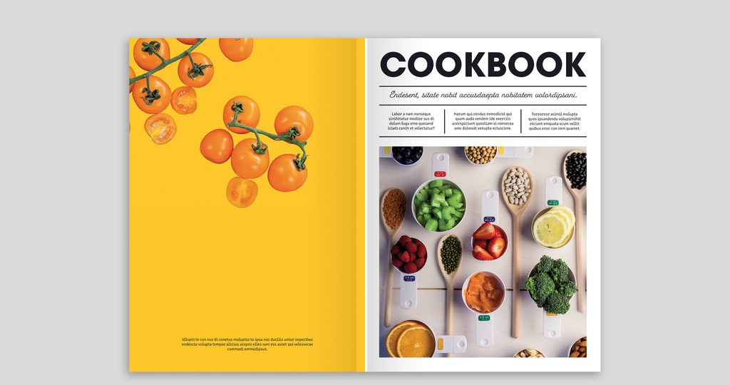 ookbook-layout-with-yellow-accents-indd