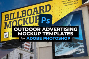 Outdoor Advertising & Billboard Mockup Templates in PSD Format