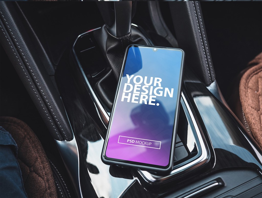 smartphone-mockup-in-modern-car-interior-psd