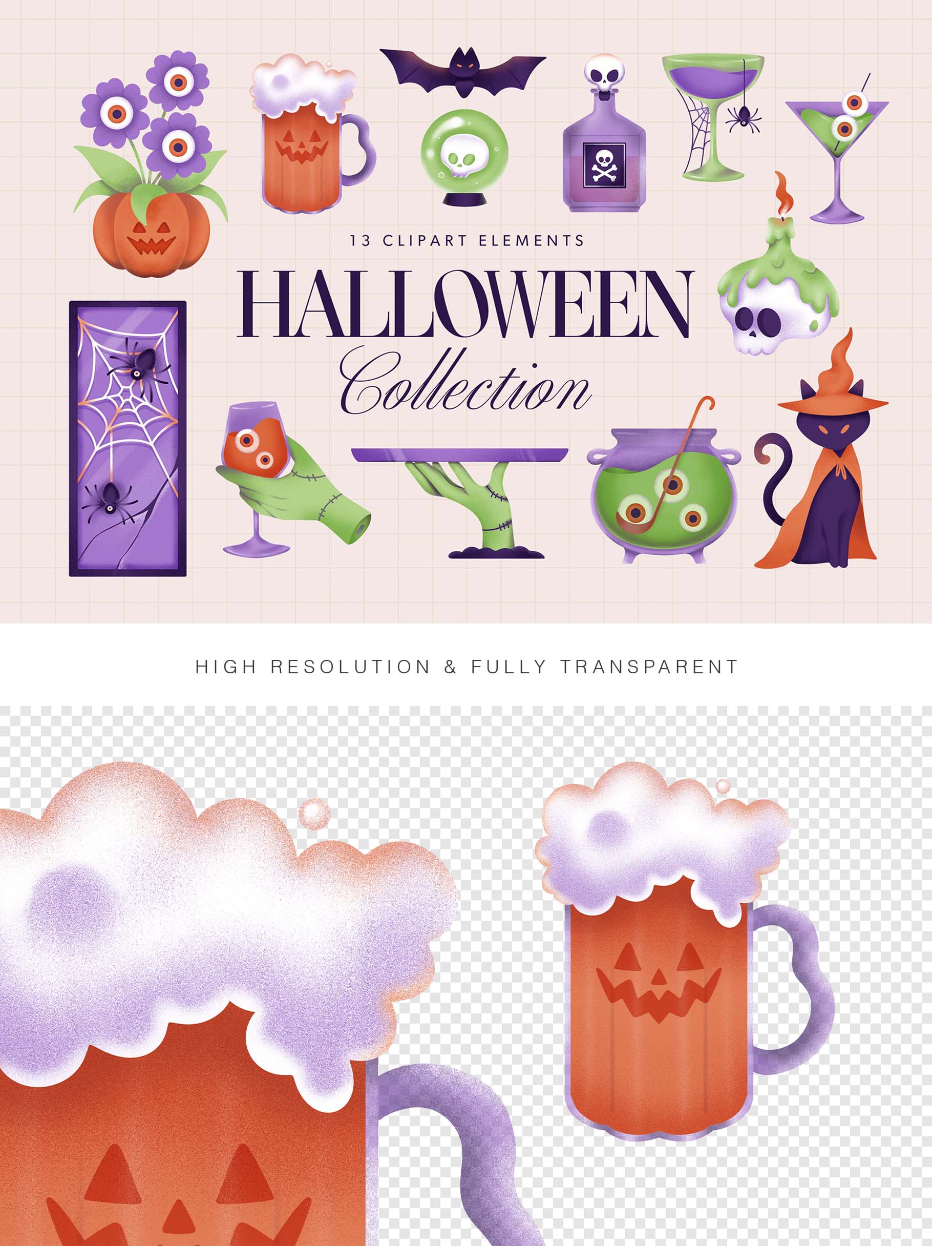 Halloween Clipart Illustration