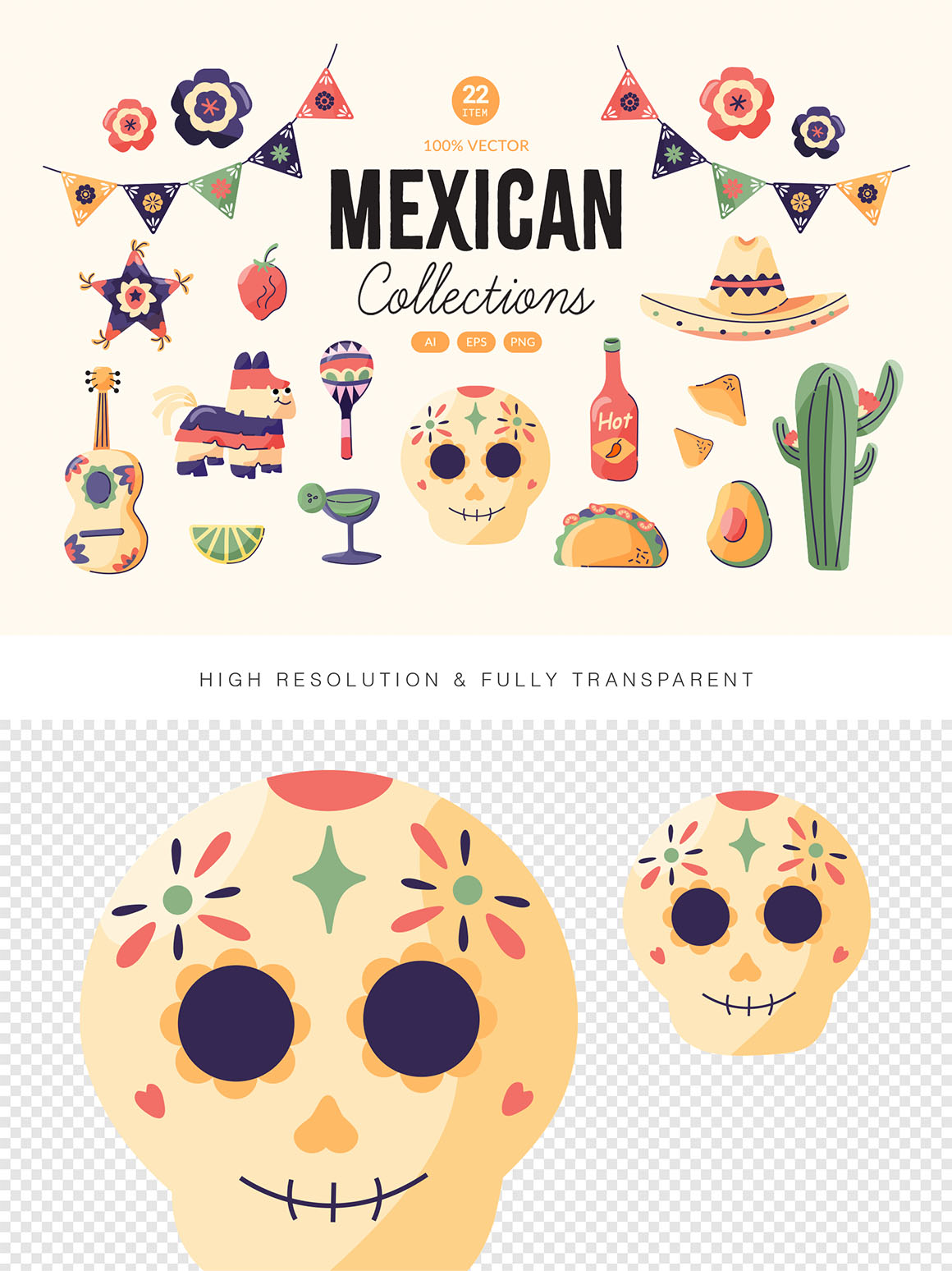 Mexican Vector Illustrations Set