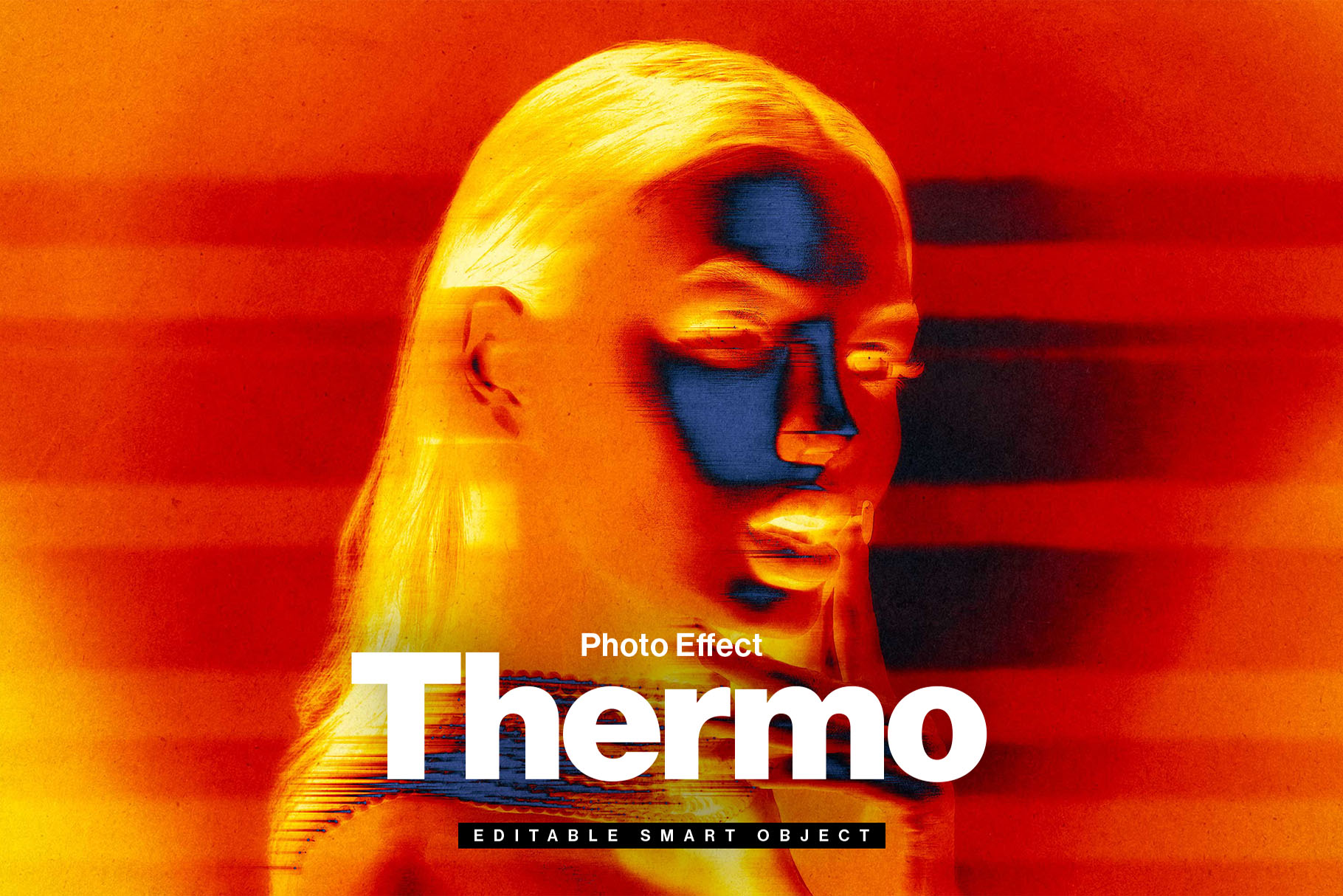 Thermal Photo Effect in PSD for Photoshop