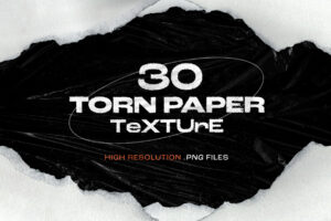 Torn Paper Texture Pack in PSD PNG