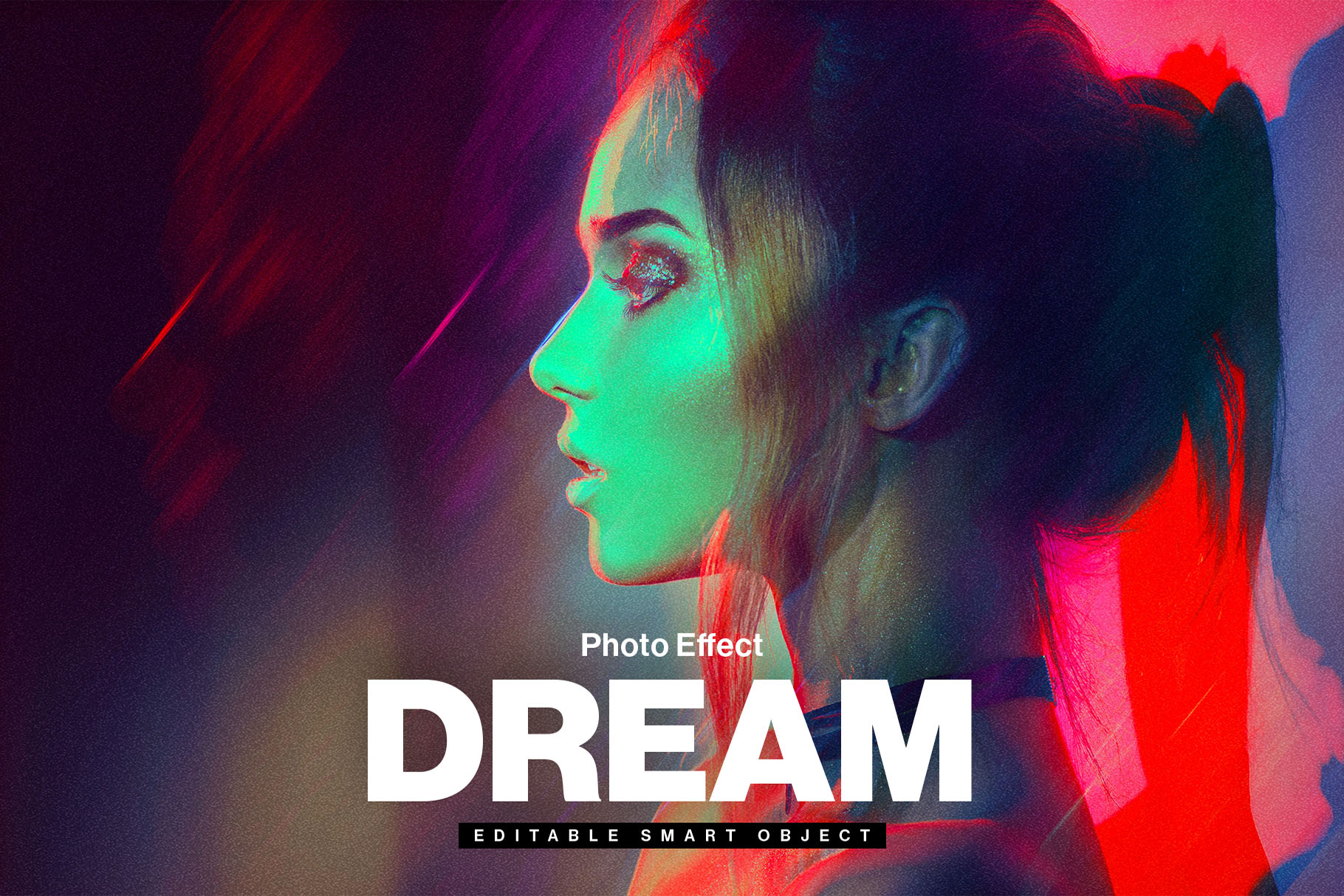 Dream Photo Effect Template in Photoshop PSD