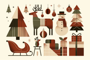 Cozy Christmas Vector Illustrations AI EPS PNG SVG