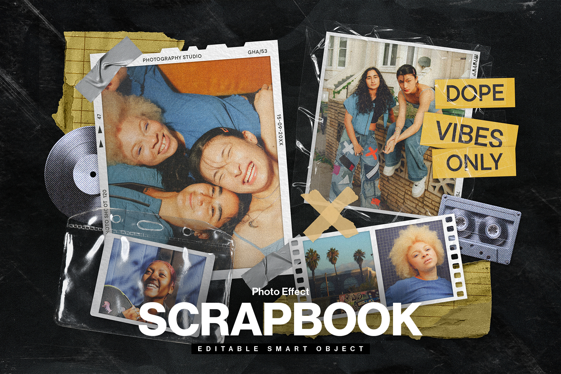 Scrapbook Mockup in PSD format