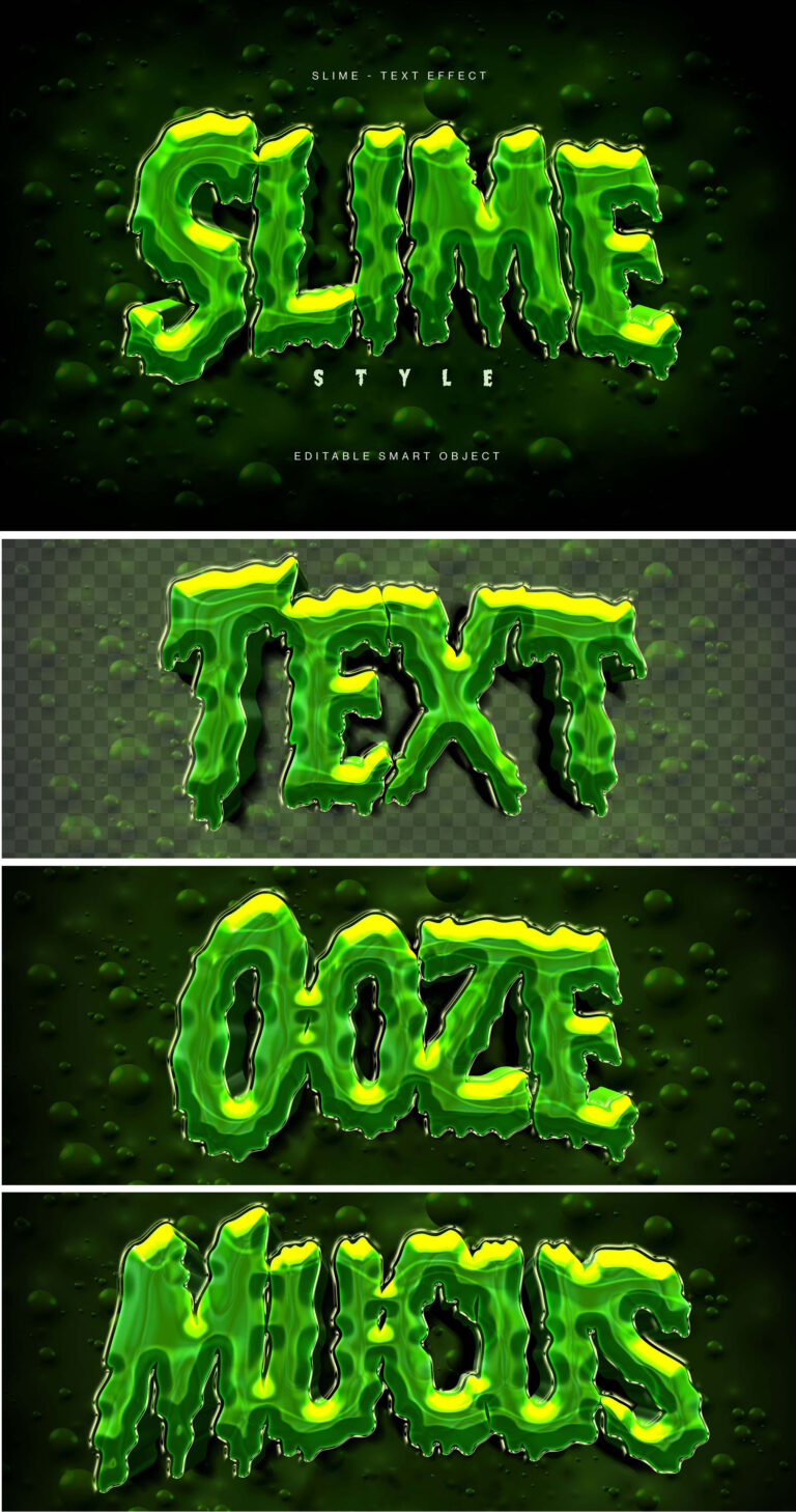 Slime Text Effect - DesignerCandies