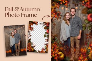 Autumn Photo Frame Template