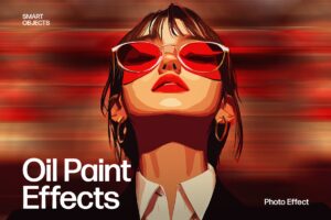 Oil Paint Photo Effect Template