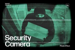 Security Camera CCTV Photo Effect Template