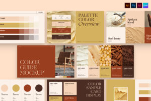 Color Palette Presentation Template in Canva, AI, IDML, INDD, PSD and EPS