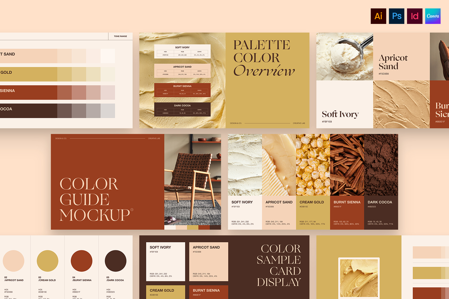 Color Palette Presentation Template - DesignerCandies