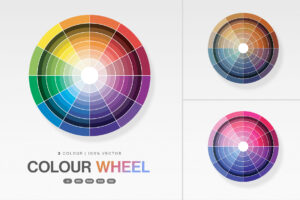 Color Wheel Vector Set in AI, PSD, EPS and SVG