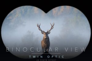 Binocular Photo Effect Template in PSD
