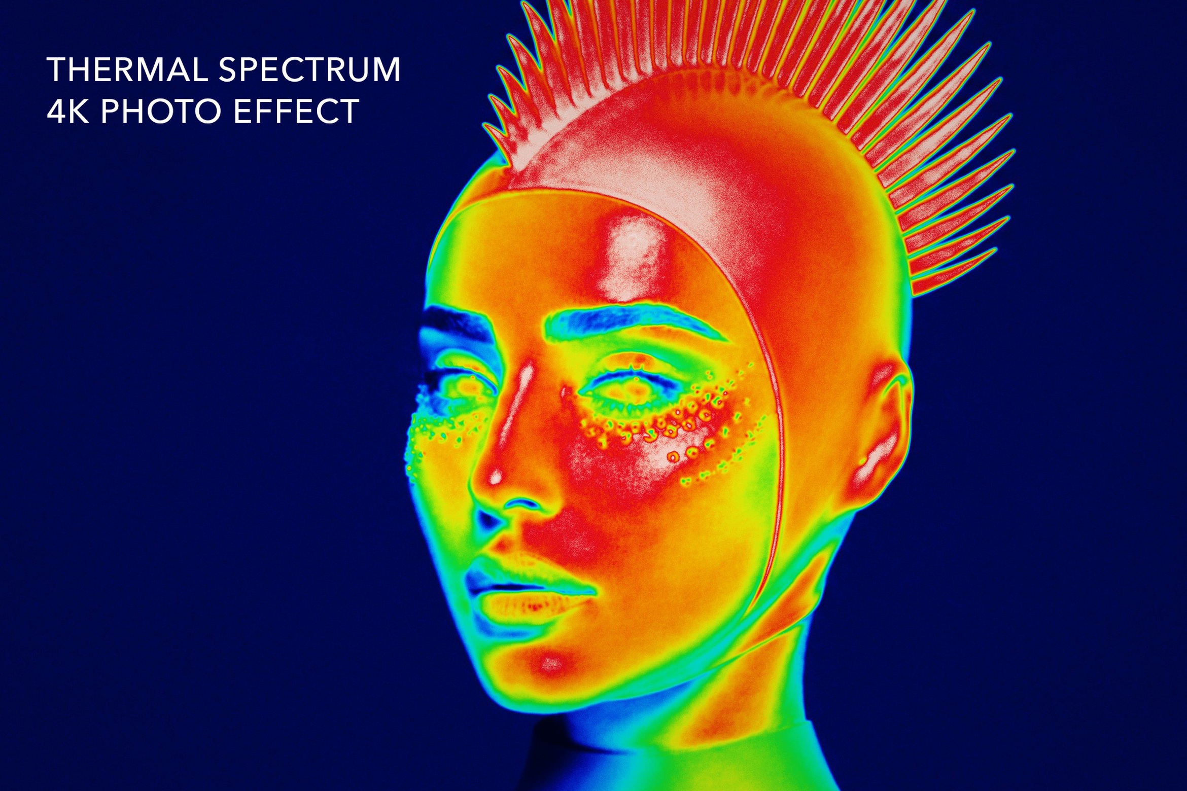 Thermal Spectrum Photo Effect Template C167