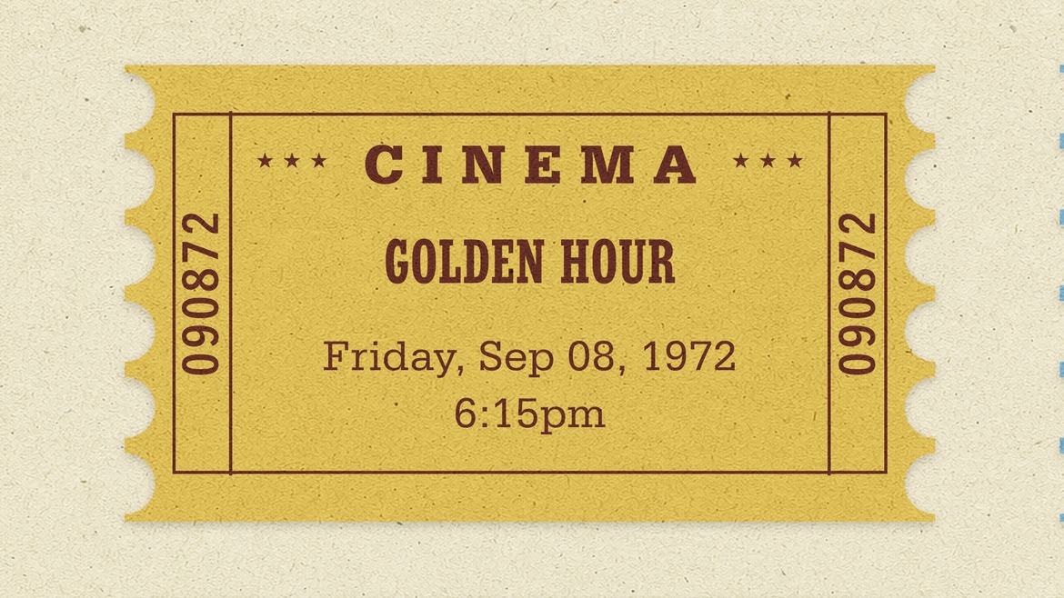 Retro Cinema Ticket Template Set in PSD