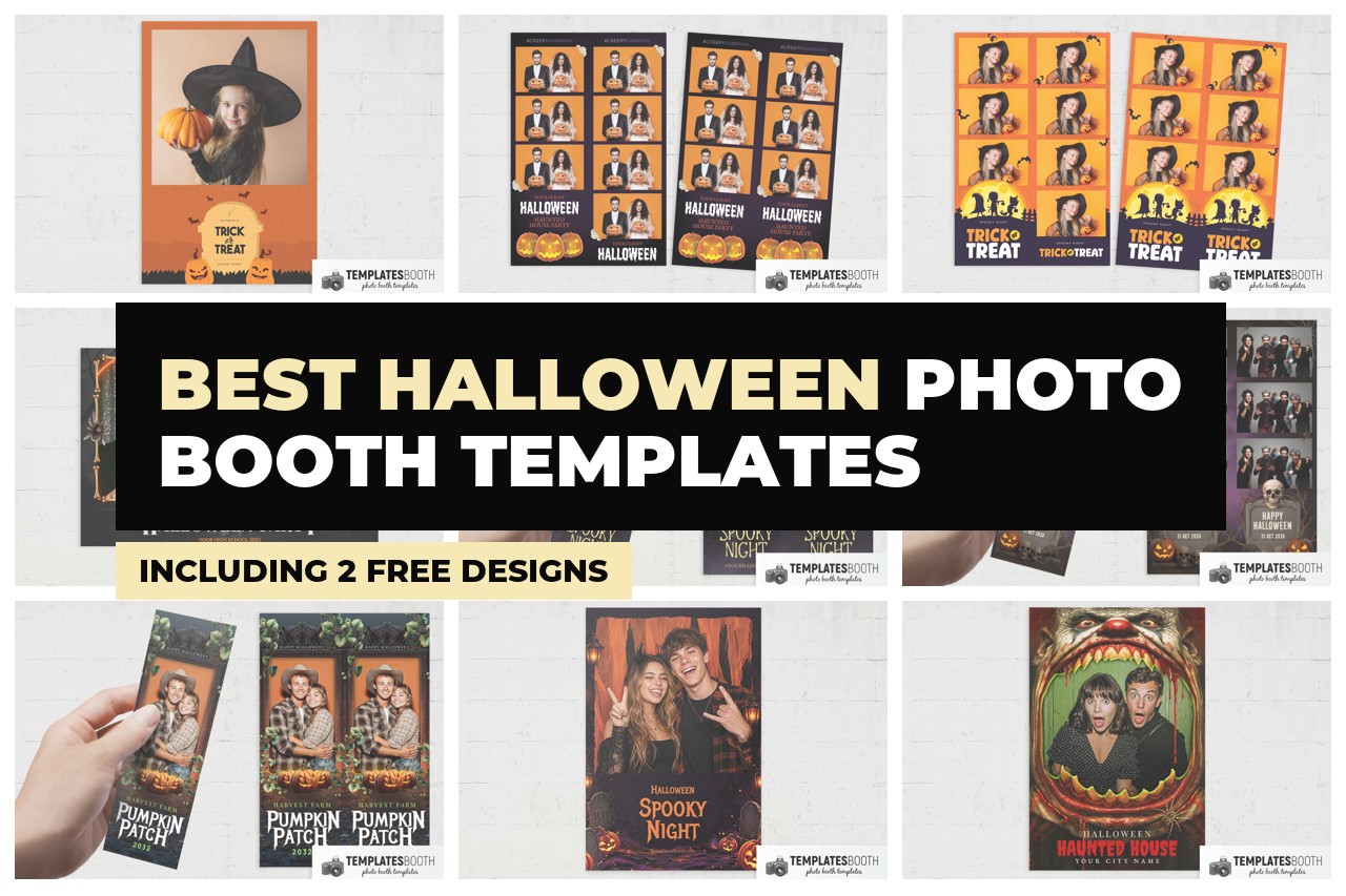22 Best Halloween Photo Booth Templates for 2026